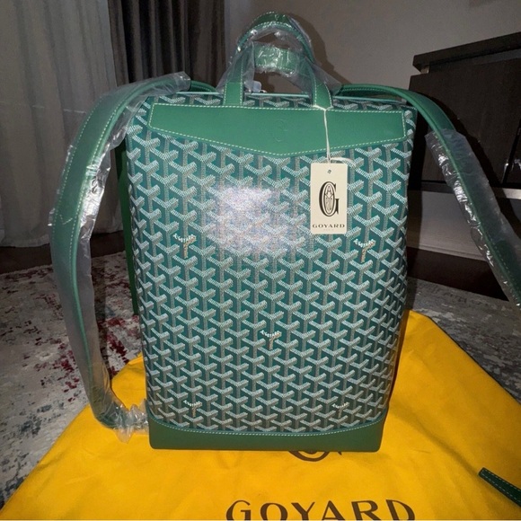 Goyard Emerald Geometric Backpack - Picture 1 of 5